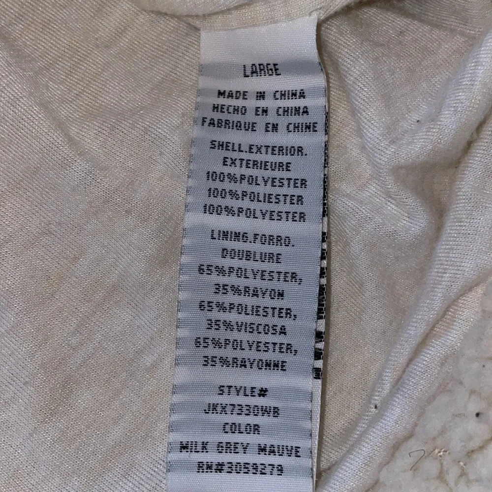 Thread & Supply 1/4 Zip Sherpa Jacket, Size L - Picture 7 of 11